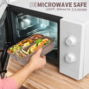 Bento Box Adult Lunch Box, Lunch Containers for Kids Girls Boys with 4 Compartments, Lunchable Food Container with Utensils, Sauce Jar, Muffin Liners, 40 Oz/5 Cup, Microwave & Dishwasher Safe, Navy