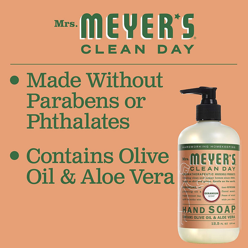 MRS. MEYER'S CLEAN DAY Liquid Hand Soap Refill, Cruelty Free and Biodegradable Formula, Lavender Scent, 33 Fl Oz (Pack of 1)