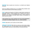 XYMOGEN B Activ Vitamin B Complex with Benfotiamine, Methylfolate, Biotin, Vitamin B6 - Energy Supplements Vitamin B12 (Methylcobalamin b12) - Adrenal Support + Mood Support Supplement (90 Capsules)