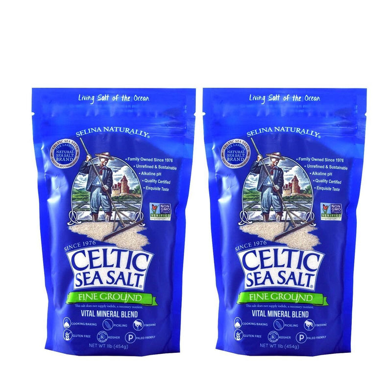 Celtic Sea Salt, Fine Ground, 8 Ounce, 0.5 Pound (Pack of 1)