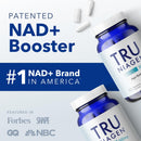TRU NIAGEN Patented NAD Supplement for Anti Aging and Cell Regeneration, 300mg Niagen, 30 Servings | Supports Cellular Energy, Brain, Muscle | Nicotinamide Riboside (NR) Take 1 Daily | 2 Bottles