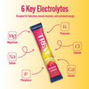 TREVI™ Sugar Free Electrolytes - Drink Mix Hydration Powder Packets - 28 Count - Orange