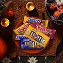 MARS M&M'S Peanut, M&M'S Caramel,SNICKERS Original,SNICKERS Peanut Butter Squared, TWIX Original and Cookie Dough Variety Pack Full Size Individually Wrapped Milk Chocolate Candy Bars,18 Ct