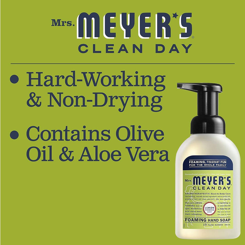 MRS. MEYER'S CLEAN DAY Liquid Hand Soap Refill, Cruelty Free and Biodegradable Formula, Lavender Scent, 33 Fl Oz (Pack of 1)