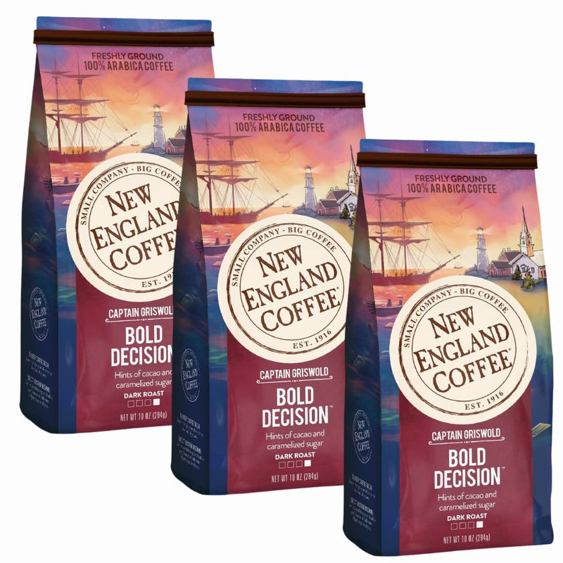 New England Coffee Hazelnut Crème Medium Roast Ground Coffee, 22oz Bag (Pack of 1)