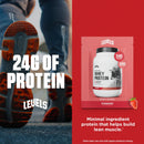 Levels Grass Fed Whey Protein Powder, No Artificials, 24G of Protein, Double Chocolate, 5LB