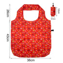 HOLYLUCK set of 3 Reusable Grocery Bags,Heavy Duty Foldable Shopping Bag-sky blue