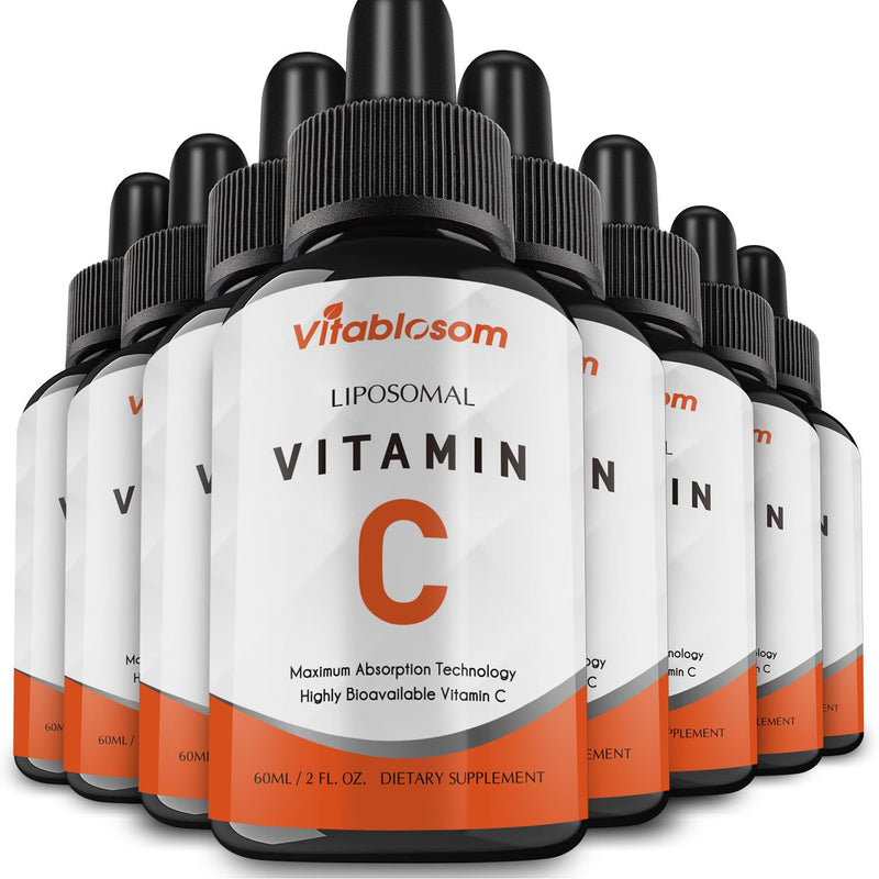 Liposomal Vitamin C 2000mg Liquid for Adults, High Absorption VIT C, Maximize Vitamin C, for Immune System & Antioxidant, 60ML (1 Bottle)