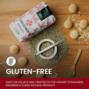 Cruz de Malta Yerba Mate Tea – 1kg (2.2 lbs) Loose Leaf – Traditional Argentine Herbal Tea – Smooth Flavor, Naturally Sourced – USA Specific Packaging – Gluten-Free – Large Leaf Low Dust Yerba Mate