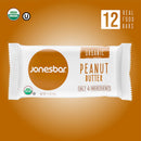 JONESBAR (Variety Pack, 12 Count (Pack of 1)), USDA Organic Fruit & Nut Bar, Non-GMO, Kosher, Vegan, Gluten Free, Simple Snack Bar
