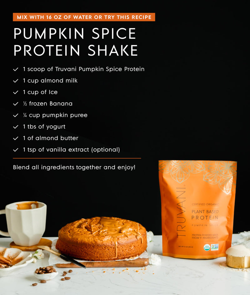 Truvani Vegan Pea Protein Powder | Vanilla | 20g Organic Plant Based Protein | 18 Servings | Keto | Gluten & Dairy Free | Low Carb | No Added Sugar