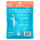 Plackers Twin-Line Dental Flossers, Advanced Whitening and Dual Action Flossing System, Easy Storage, Super Tuffloss, 2X The Clean, Cool Mint Flavor, 600 Count (Pack of 4)