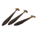 RUNCL Swimbaits Paddle 10/20/30/40PCS, 5/4/3/2 Inchs Paddle Tail, Soft Lure for Trout Crappie Bass, Durable Plastic Bait Swimmer for Saltwater/Freshwater, Fishing Lover's Gift