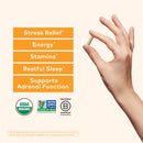 ORGANIC INDIA Ashwagandha Capsules - Organic Ashwagandha Supplement - Vegan Ashwagandha Root, Gluten-Free, Kosher, Non-GMO, Supports Stress Relief, Energy, and Sleep - 180 Capsules