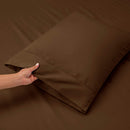 Hearth & Harbor Extra Deep Pocket Sheets - Fits Mattress 18-24 Inches Deep - Extra Deep Pocket Full Size Sets - 6 Piece Full Size - Full - Ice Blue