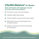 PURE SYNERGY Vita·Min·Balance | Multivitamin for Women with Iron | Women’s Daily Multivitamin Made with Organic Whole Foods | for Balanced Energy and Stress Support (60 Tablets)