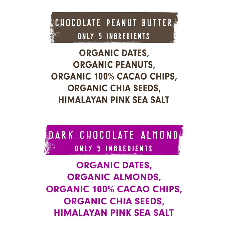 JONESBAR (Variety Pack, 12 Count (Pack of 1)), USDA Organic Fruit & Nut Bar, Non-GMO, Kosher, Vegan, Gluten Free, Simple Snack Bar