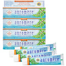 Auromere Ayurvedic Herbal Toothpaste, Mint Free - Vegan, Natural, Non GMO, Fluoride Free, Gluten Free, with Neem & Peelu (4.16 oz), 2 Pack
