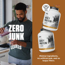 Levels Grass Fed Whey Protein Powder, No Artificials, 24G of Protein, Double Chocolate, 5LB