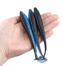 RUNCL Swimbaits Paddle 10/20/30/40PCS, 5/4/3/2 Inchs Paddle Tail, Soft Lure for Trout Crappie Bass, Durable Plastic Bait Swimmer for Saltwater/Freshwater, Fishing Lover's Gift