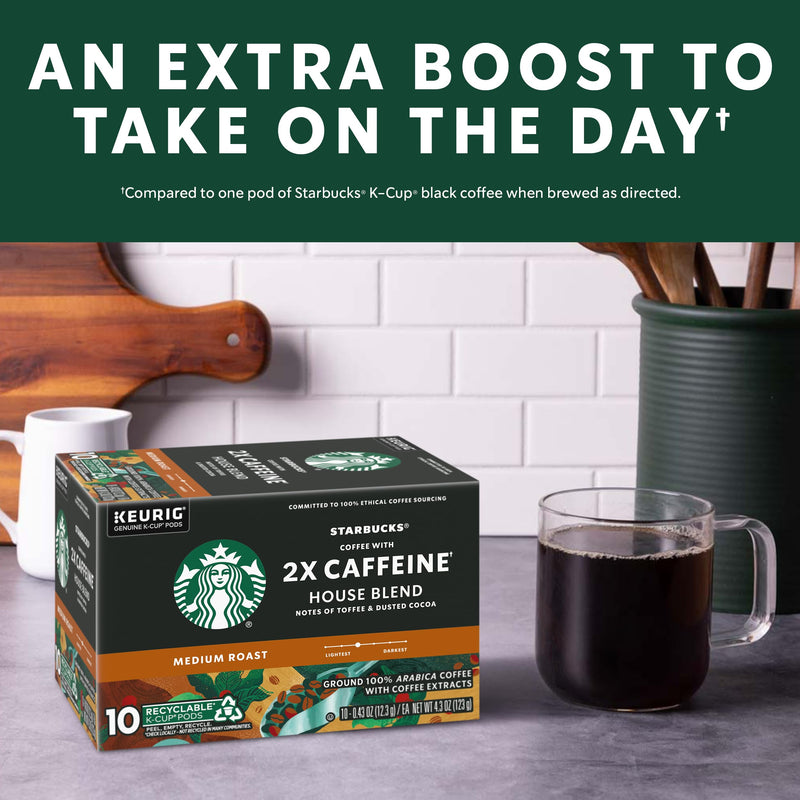 Starbucks K-Cup Coffee Pods—Caramel Flavored Coffee—100% Arabica—1 box (40 pods)