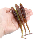 RUNCL Swimbaits Paddle 10/20/30/40PCS, 5/4/3/2 Inchs Paddle Tail, Soft Lure for Trout Crappie Bass, Durable Plastic Bait Swimmer for Saltwater/Freshwater, Fishing Lover's Gift