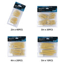 RUNCL Swimbaits Paddle 10/20/30/40PCS, 5/4/3/2 Inchs Paddle Tail, Soft Lure for Trout Crappie Bass, Durable Plastic Bait Swimmer for Saltwater/Freshwater, Fishing Lover's Gift