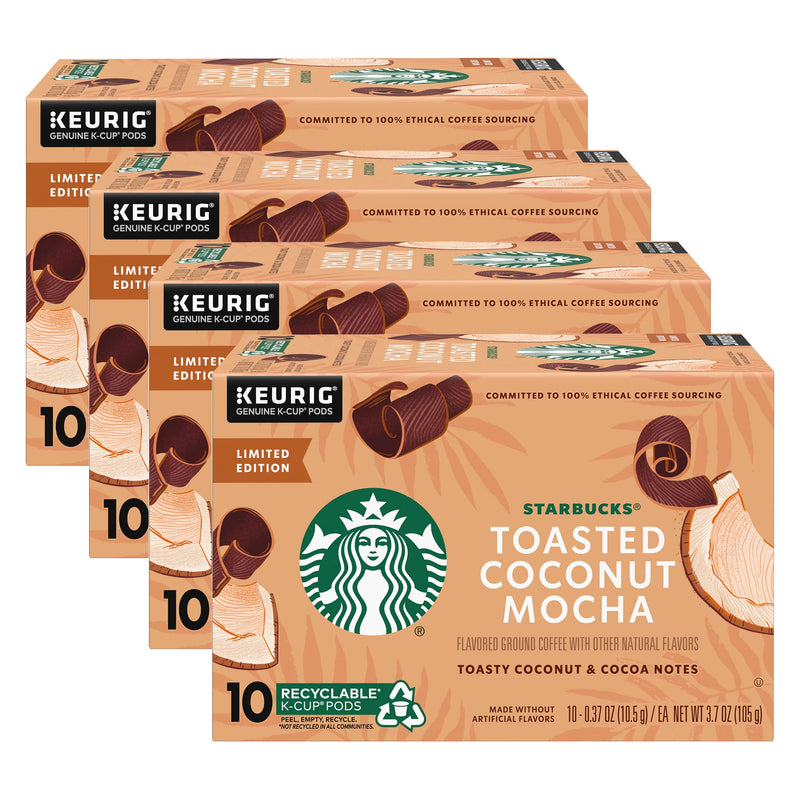 Starbucks K-Cup Coffee Pods—Caramel Flavored Coffee—100% Arabica—1 box (40 pods)