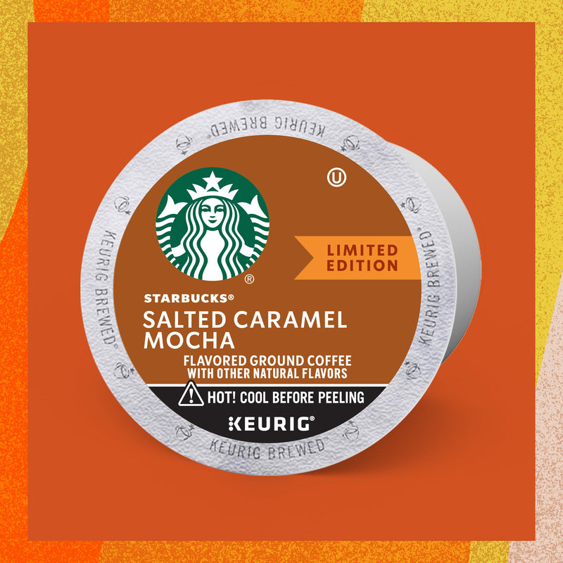 Starbucks K-Cup Coffee Pods—Caramel Flavored Coffee—100% Arabica—1 box (40 pods)