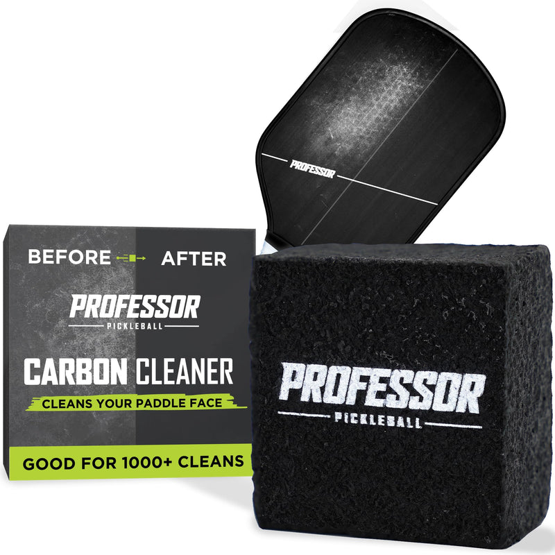 Professor Pickleball Carbon Cleaner, Premium Pickleball Paddle Eraser for Raw Carbon Fiber Paddles, Effortless Residue Removal, Quick & Effective, Eliminates Ball Residue, Dirt, Scratches