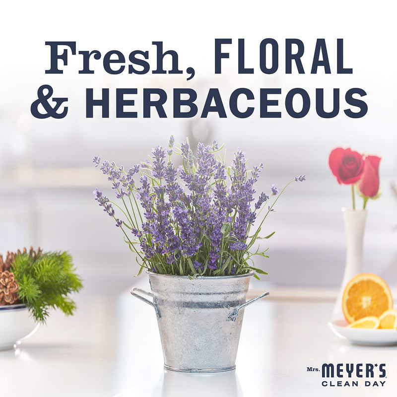 MRS. MEYER'S CLEAN DAY Liquid Hand Soap Refill, Cruelty Free and Biodegradable Formula, Lavender Scent, 33 Fl Oz (Pack of 1)