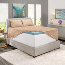 Hearth & Harbor Extra Deep Pocket Sheets - Fits Mattress 18-24 Inches Deep - Extra Deep Pocket Full Size Sets - 6 Piece Full Size - Full - Ice Blue