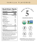 Truvani Vegan Pea Protein Powder | Vanilla | 20g Organic Plant Based Protein | 18 Servings | Keto | Gluten & Dairy Free | Low Carb | No Added Sugar