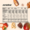 JONESBAR (Dark Chocolate Almond, (12 Count (Pack of 1)), USDA Organic Fruit & Nut Bar, Non-GMO, Kosher, Vegan, Gluten Free, Simple Snack Bar