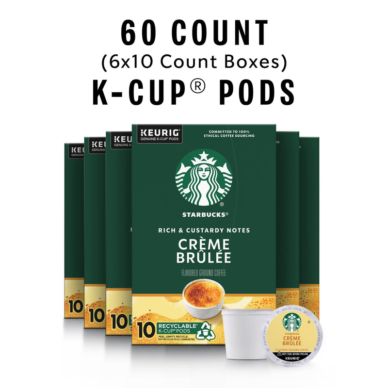 Starbucks K-Cup Coffee Pods—Caramel Flavored Coffee—100% Arabica—1 box (40 pods)