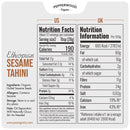 Organic Ethiopian Sesame Tahini Paste - Hulled - Stone-Ground, Unsalted, Gluten-Free, Kosher, Vegan, Peanut-Free, 11.6 Ounce Glass Jars (2-Pack) by Pepperwood Organics