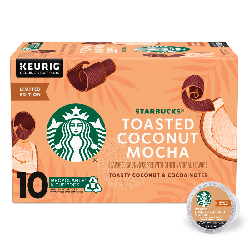 Starbucks K-Cup Coffee Pods—Caramel Flavored Coffee—100% Arabica—1 box (40 pods)