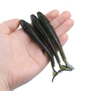 RUNCL Swimbaits Paddle 10/20/30/40PCS, 5/4/3/2 Inchs Paddle Tail, Soft Lure for Trout Crappie Bass, Durable Plastic Bait Swimmer for Saltwater/Freshwater, Fishing Lover's Gift