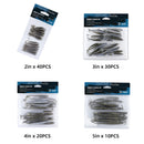 RUNCL Swimbaits Paddle 10/20/30/40PCS, 5/4/3/2 Inchs Paddle Tail, Soft Lure for Trout Crappie Bass, Durable Plastic Bait Swimmer for Saltwater/Freshwater, Fishing Lover's Gift