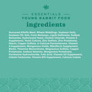 Oxbow Essentials Rabbit Food, Adult, Made with Oxbow Timothy Hay for Rabbit, Pet Pellets with Vitamins & Minerals, Small Animal Pet Products, Bunny Food, Made in USA, High Fiber, 10 lb. bag