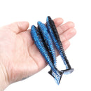 RUNCL Swimbaits Paddle 10/20/30/40PCS, 5/4/3/2 Inchs Paddle Tail, Soft Lure for Trout Crappie Bass, Durable Plastic Bait Swimmer for Saltwater/Freshwater, Fishing Lover's Gift