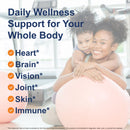 Carlson - Super Omega-3 Gems, 1200 mg Omega-3 Fatty Acids with EPA and DHA, Wild-Caught Norwegian Supplement, Sustainably Sourced Fish Oil Capsules, Omega 3 Supplements, 100+30 Softgels