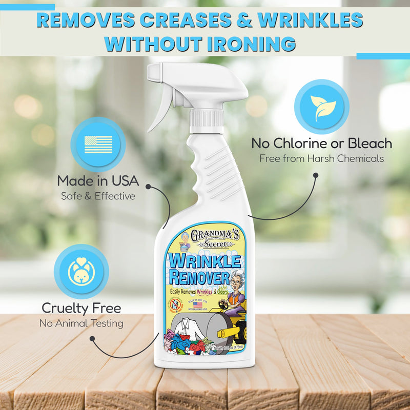 Grandma's Secret Spot Remover Laundry Spray - Chlorine, Bleach and Toxin-Free Stain Remover - Stain Remover for Clothes - Fabric Stain Remover Removes Oil, Paint, Blood and Pet Stains - 16 Oz, 3 Pack