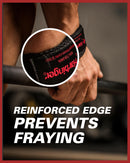 Harbinger Padded Cotton Lift Straps - Soft, Supportive Neotek Wrist Pads - 21.5" Length, 1.5" Width - Reinforced Edges & Heavy-duty Stitching - Cushions Wrists for Lifting Support