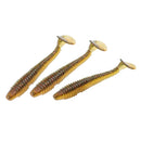 RUNCL Swimbaits Paddle 10/20/30/40PCS, 5/4/3/2 Inchs Paddle Tail, Soft Lure for Trout Crappie Bass, Durable Plastic Bait Swimmer for Saltwater/Freshwater, Fishing Lover's Gift