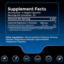 Magnesium l-Threonate Supplement Capsules 120 Count - 3000mg - High Absorption Magnesium Supplement Liposomal, Ultra Strength Magnesium Threonate for Brain, Sleep Support, Energy, and Heart Health