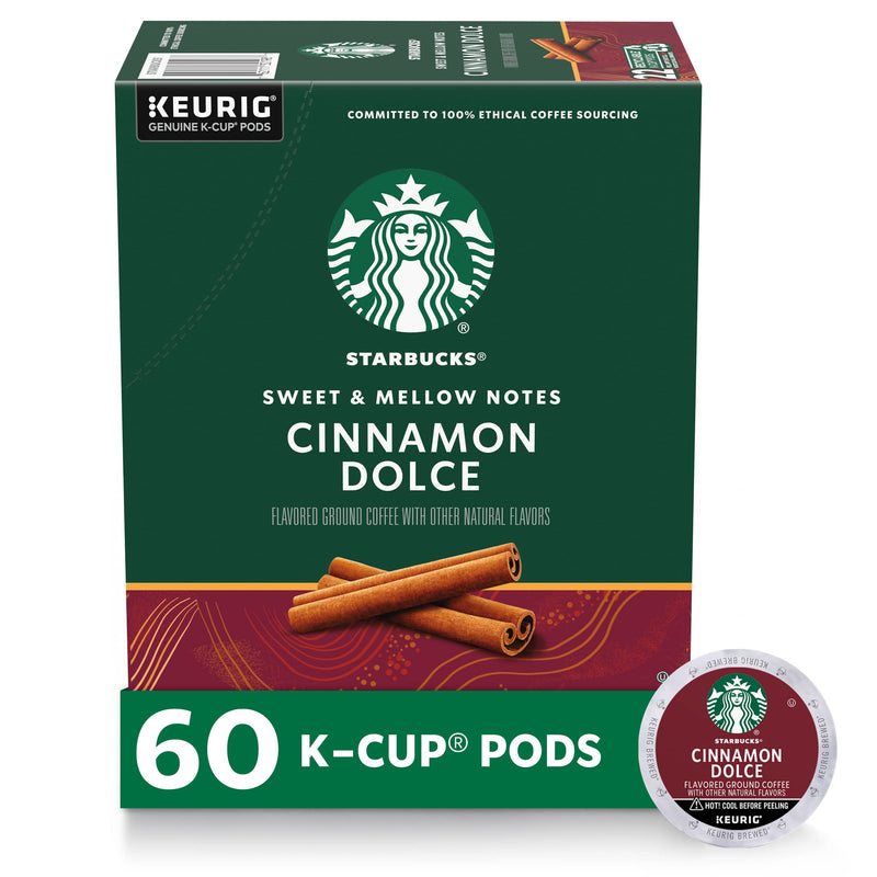 Starbucks K-Cup Coffee Pods—Caramel Flavored Coffee—100% Arabica—1 box (40 pods)