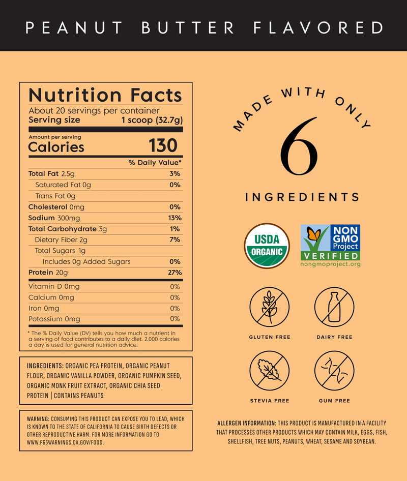 Truvani Vegan Pea Protein Powder | Vanilla | 20g Organic Plant Based Protein | 18 Servings | Keto | Gluten & Dairy Free | Low Carb | No Added Sugar