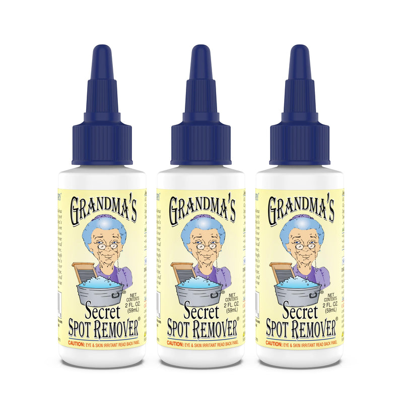 Grandma's Secret Spot Remover Laundry Spray - Chlorine, Bleach and Toxin-Free Stain Remover - Stain Remover for Clothes - Fabric Stain Remover Removes Oil, Paint, Blood and Pet Stains - 16 Oz, 3 Pack