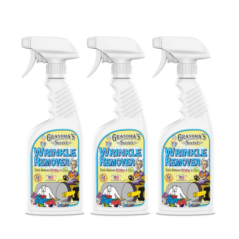 Grandma's Secret Spot Remover Laundry Spray - Chlorine, Bleach and Toxin-Free Stain Remover - Stain Remover for Clothes - Fabric Stain Remover Removes Oil, Paint, Blood and Pet Stains - 16 Oz, 3 Pack